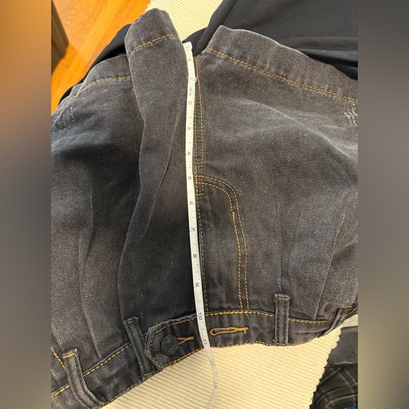 Beulah Wide Leg Black and Gray Jogger Jeans Small - Picture 6 of 10